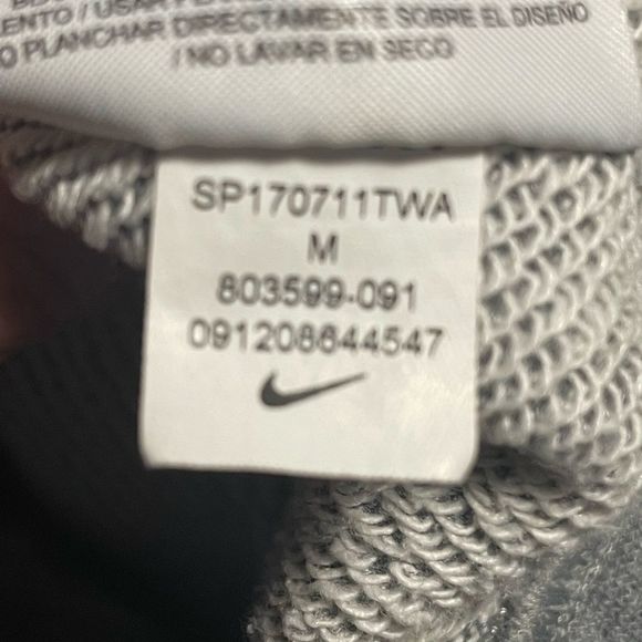 Nike sportswear modern funnel neck sweatshirt size M fits L grey VGUC - Picture 10 of 11